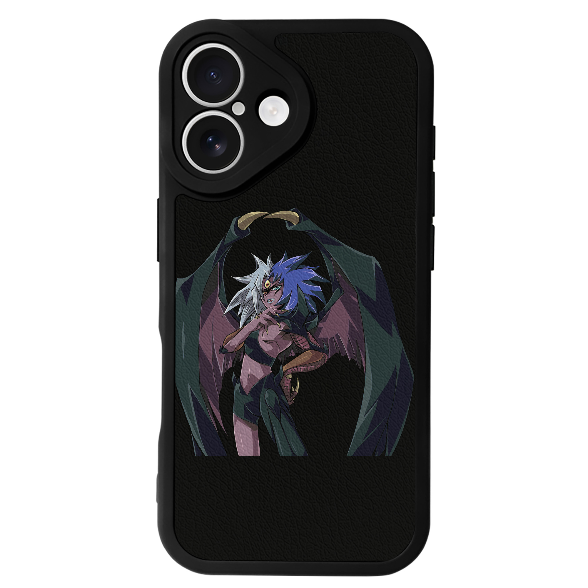 （画像用） 遊☆戯☆王 Yu-Gi-Oh! 【iPhone 16シリーズ対応】シリコンスマホケース（レザー調） 材質：シリコン
